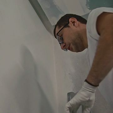 Wall before painting